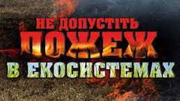 Увага! Пожежі в екосистемах!