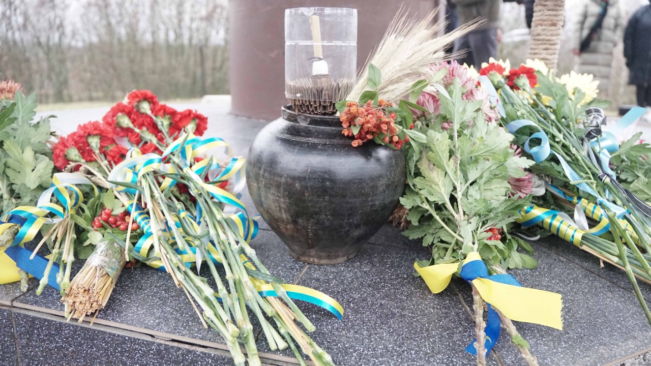 "Голодомор, небачене страхіття, що холод навіває крізь роки..."