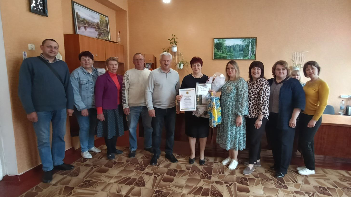 Вітання і вдячність ювілярці